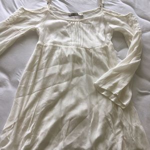 Chloe K cream boho top/dress