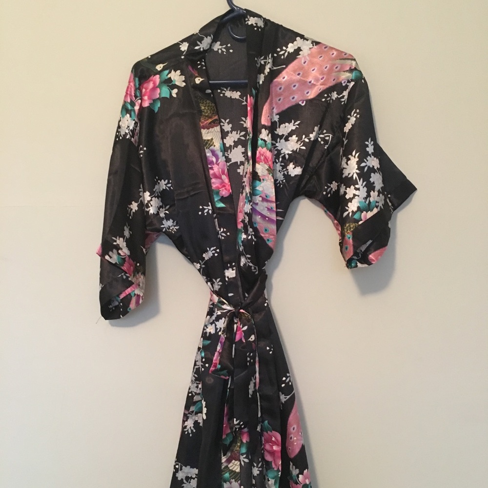 Silk robe