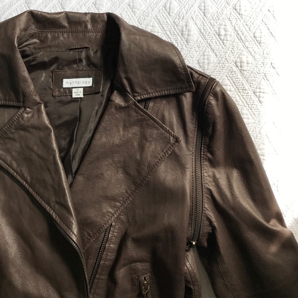 Zipper Leather Jacket