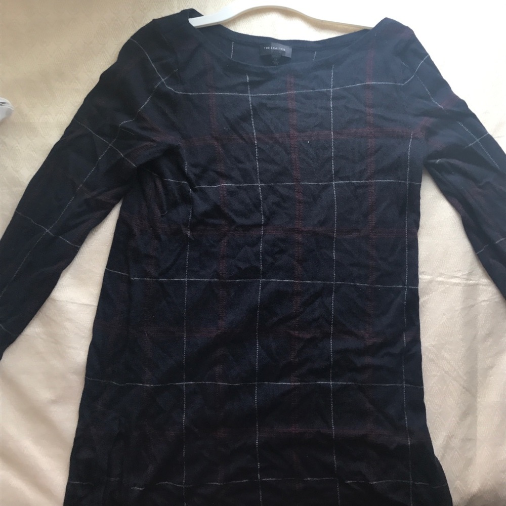 Navy and Maroon "The Limited" Sweater