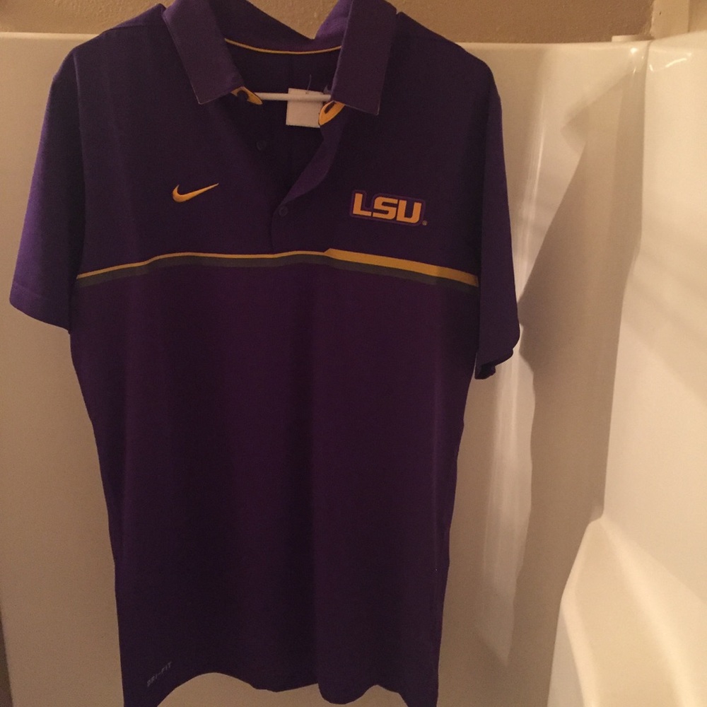 LSU Nike Polo NWT
