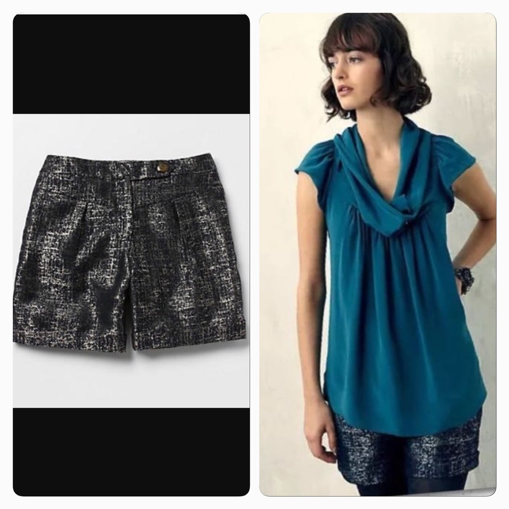 Shimmering street shorts