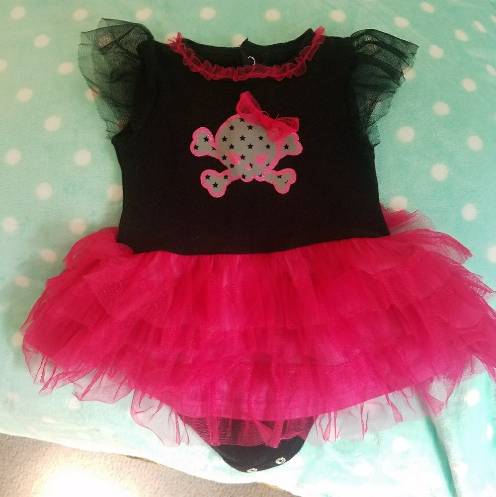 Black and pink tutu dress/onesie  so cuuute!!!