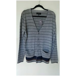 Forever 21 Mens Gray Cardigan with pockets NWT