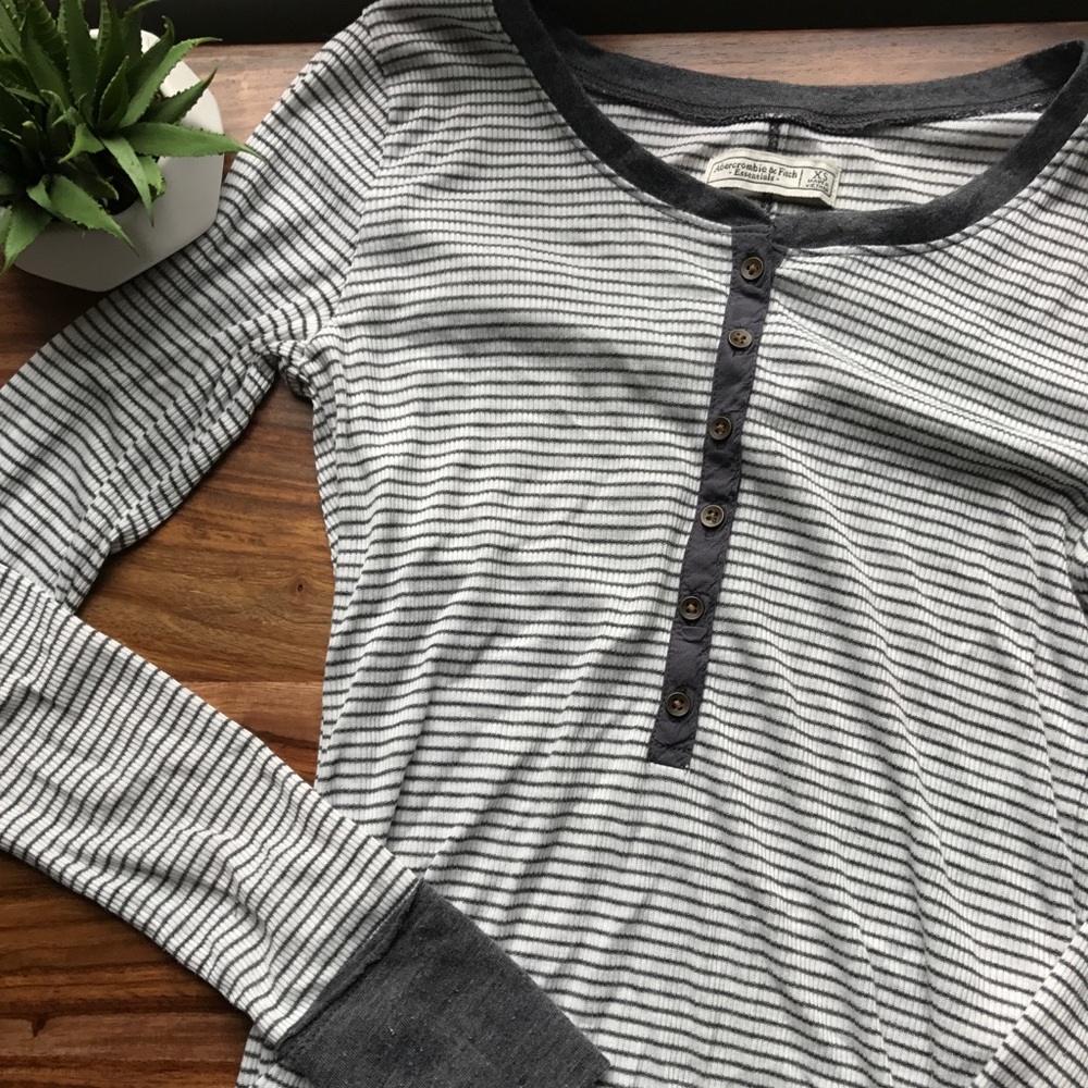 long sleeve, striped t-shirt