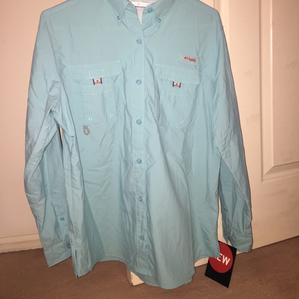 Columbia Ladies Bahama Long Sleeve Shirt -Medium