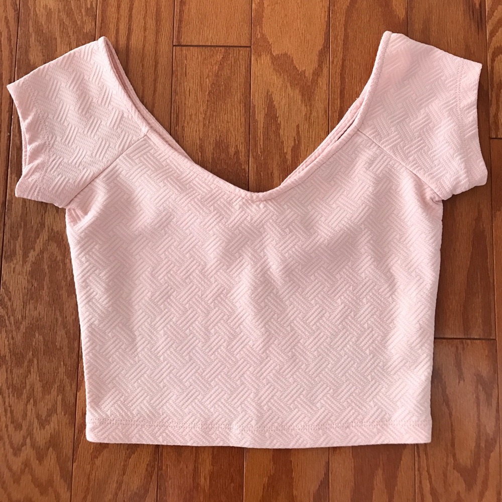 Arden B Wide Shoulder Crop Top