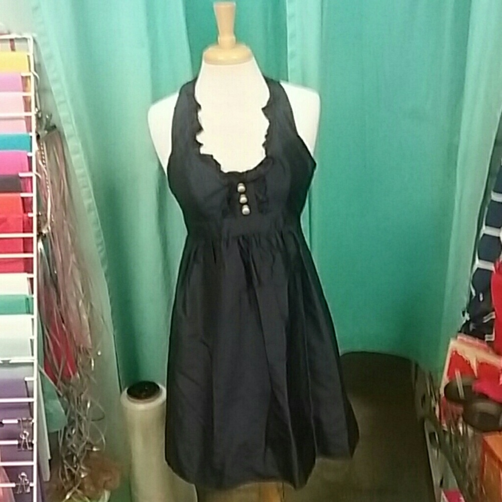 Awesome Navy Silk Dress!!