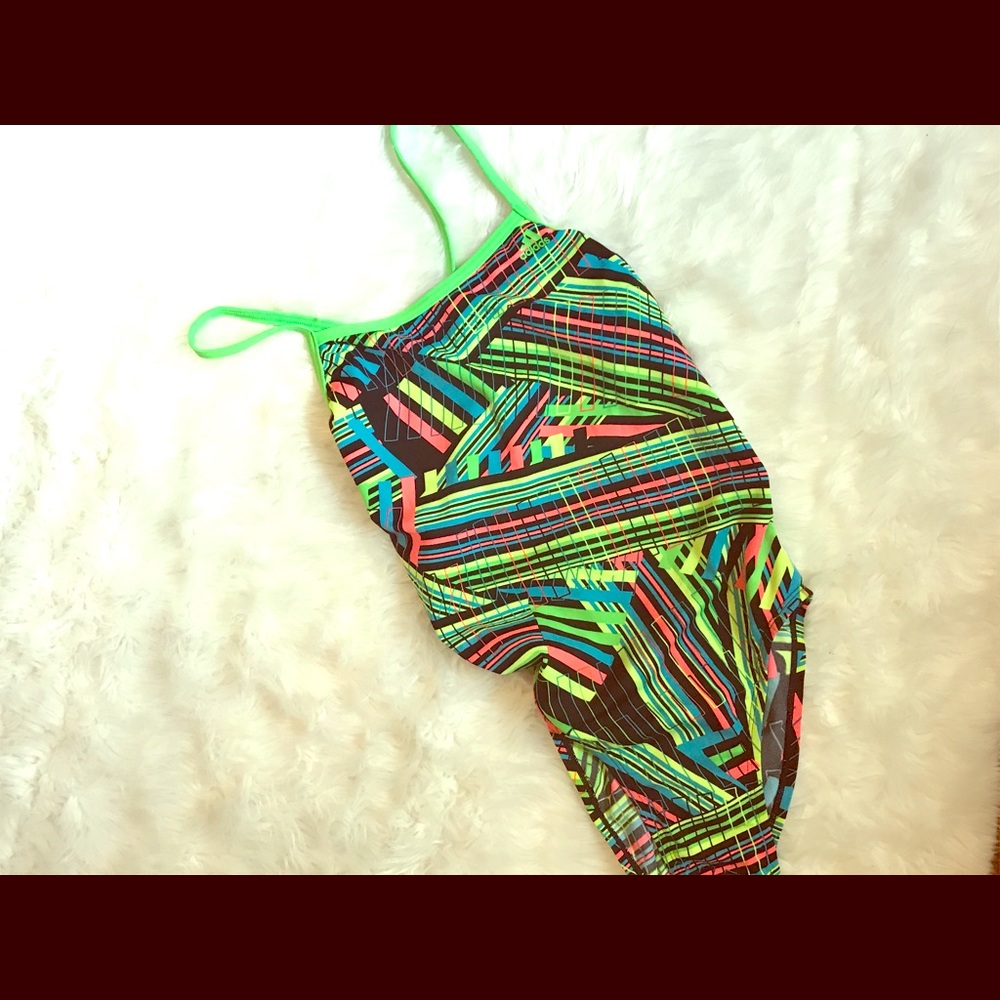 Neon Adidas Swimsuit