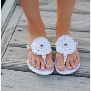 Jelly All White Rack Rogers Sandals
