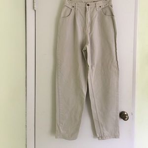 Eddie Bauer Cream Colored Jeans 👖