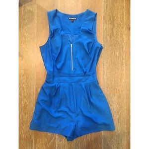 Blue Express Romper