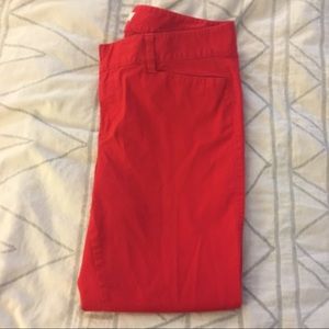 Ann Taylor LOFT Red Chinos Size 10