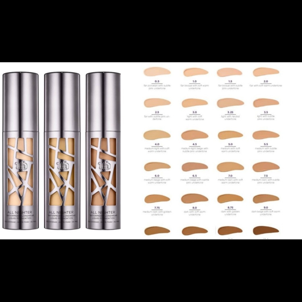 Urban Decay All nighter Foundation shade 2.5