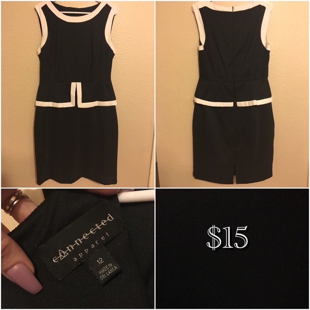 Connected Peplum Dress 👗