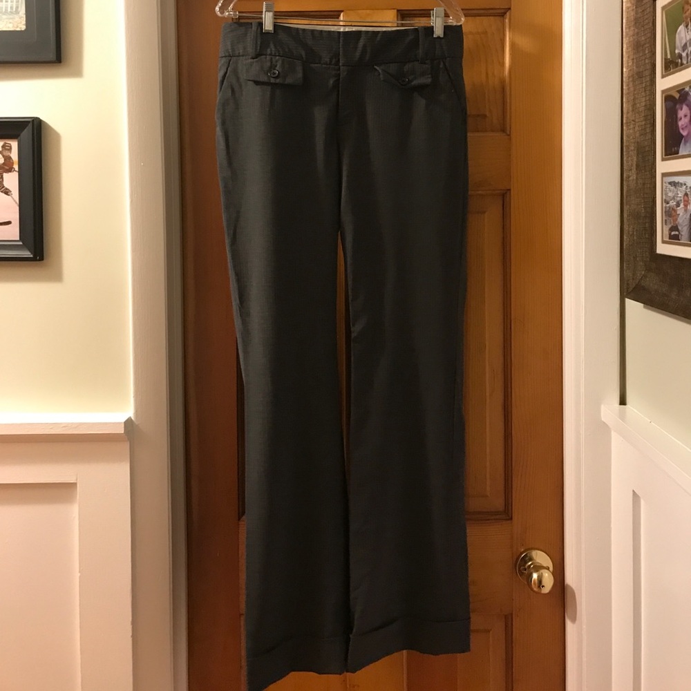 Banana Republic Martin fit pinstripe pants.