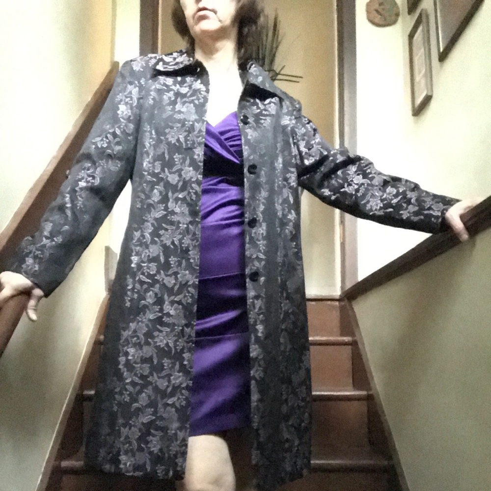 Black printed jacket