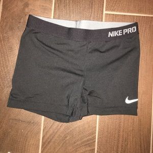 All black nike pros