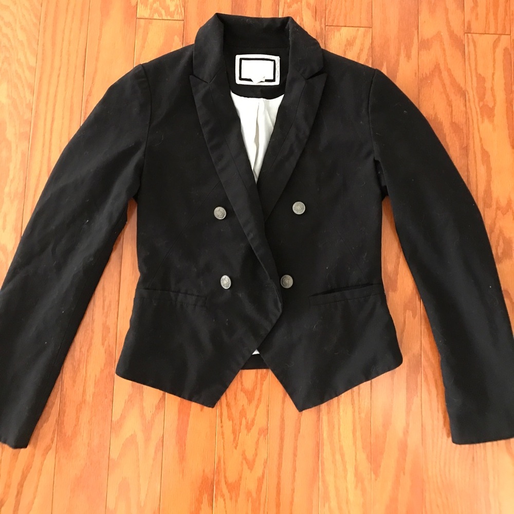 Forever 21 Women's Blazer Gold Buttons