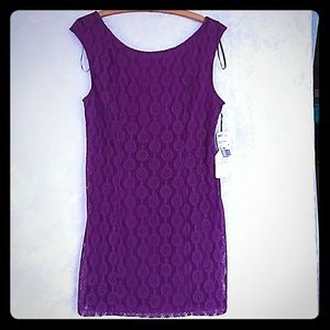 This is purple mini dress.