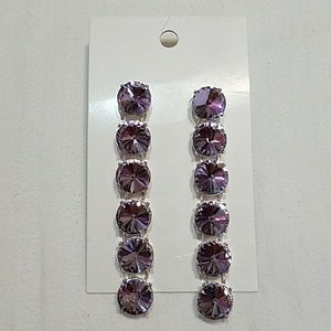 NWT H&M Pale Lavender Earrings