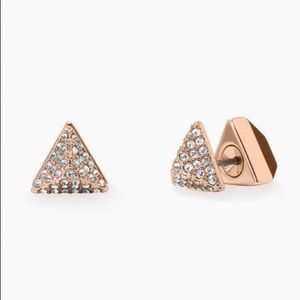 Stella and Dot Deja Vu Studs- Rose Gold