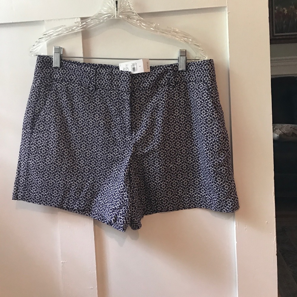 Loft printed shorts.