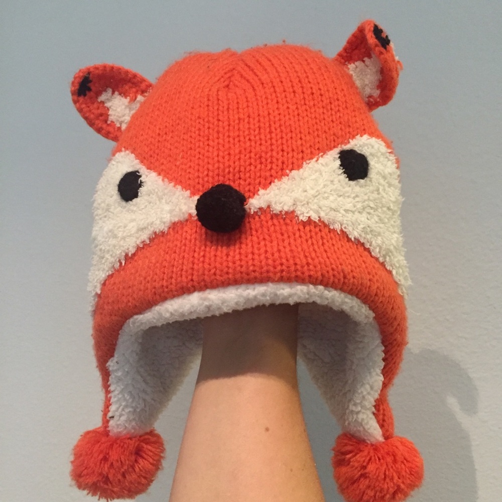 Cute fox beanie