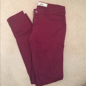 Hollister Maroon Jeans
