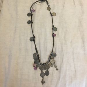 Uno de 50 long adjustable necklace Never Worn