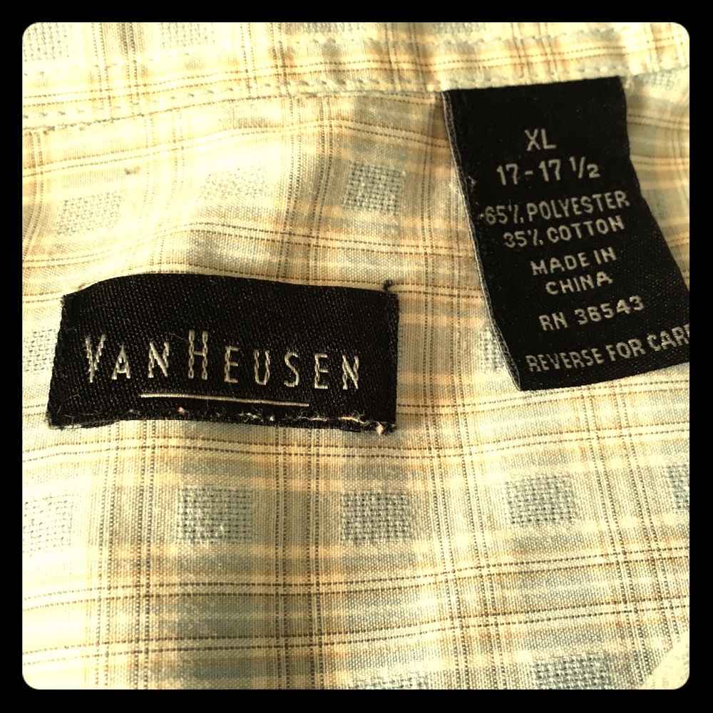 Van Huusen XL button down dress shirt