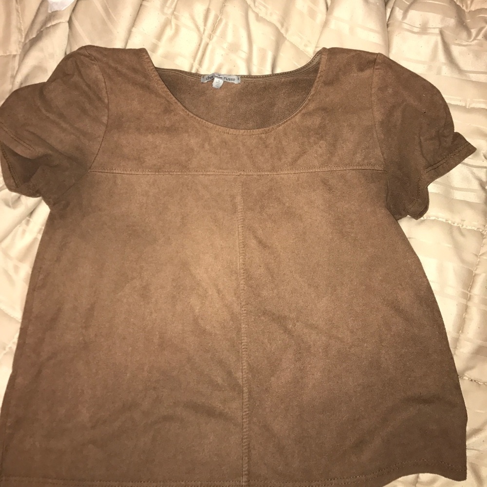 Suade shirt. FINAL SALE