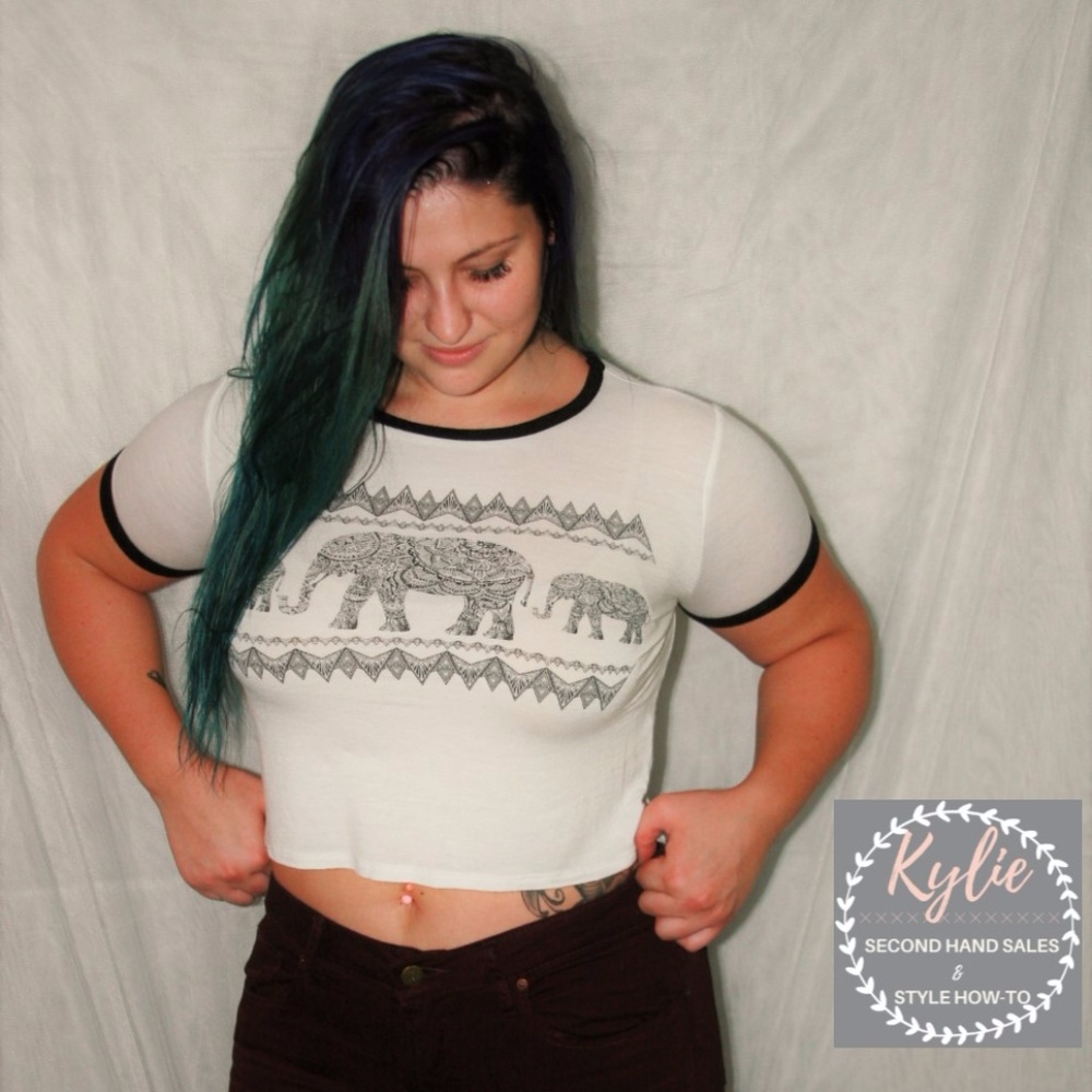 Elephant Crop Top
