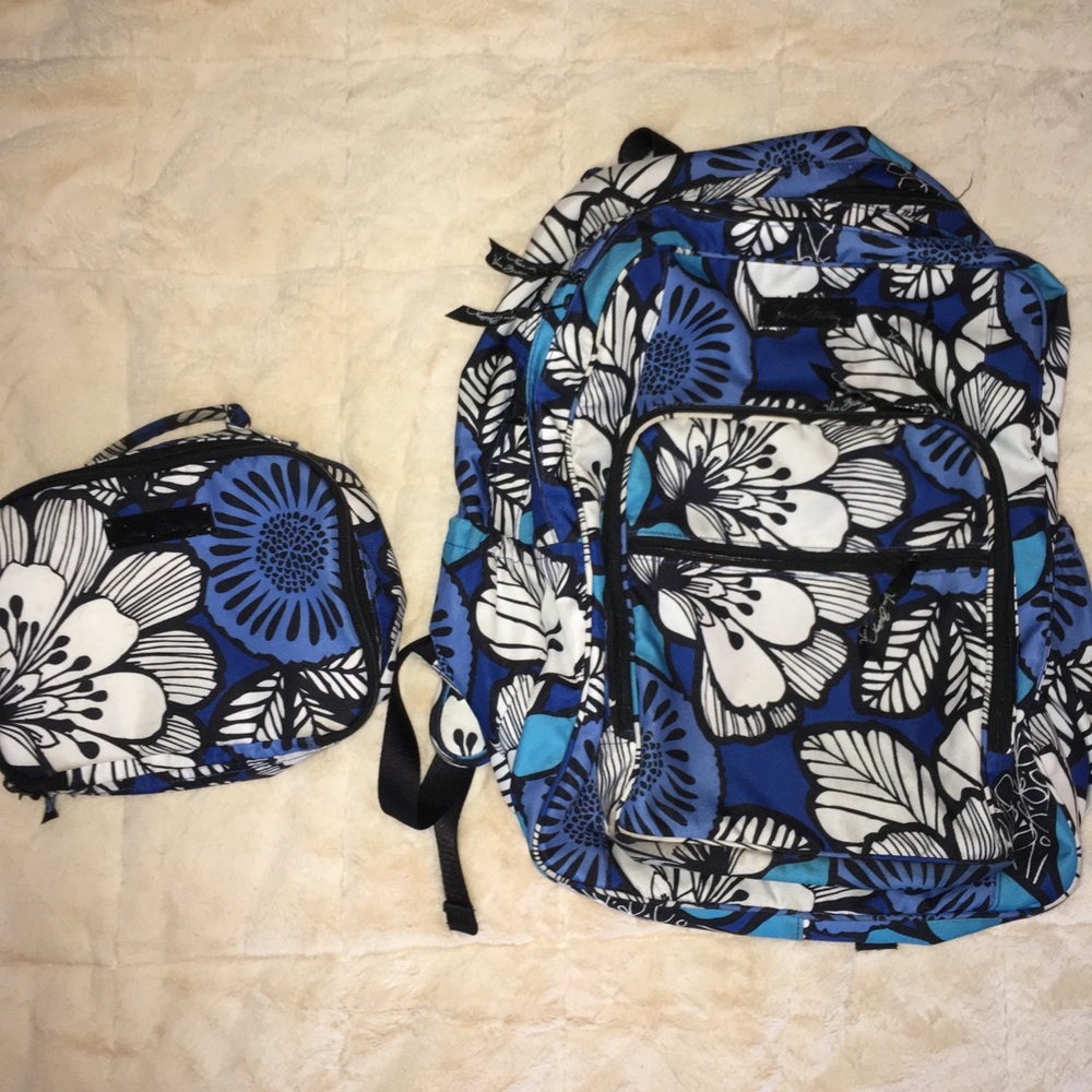 Vera Bradley backpack and lunchbox bundle