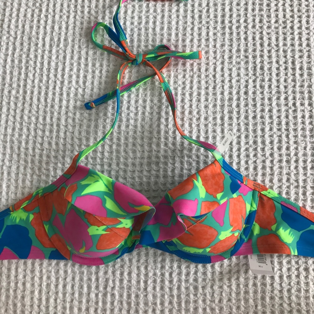 aerie Bright Floral Bikini Top