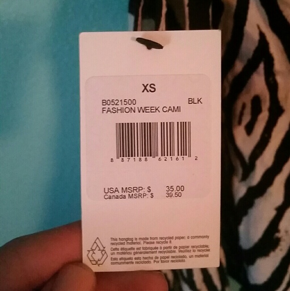 NWT Volcom Zebra Blouse - Picture 3 of 5