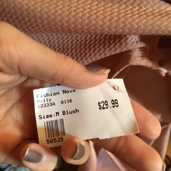 Light pink cutout tight dress - Picture 5 of 5