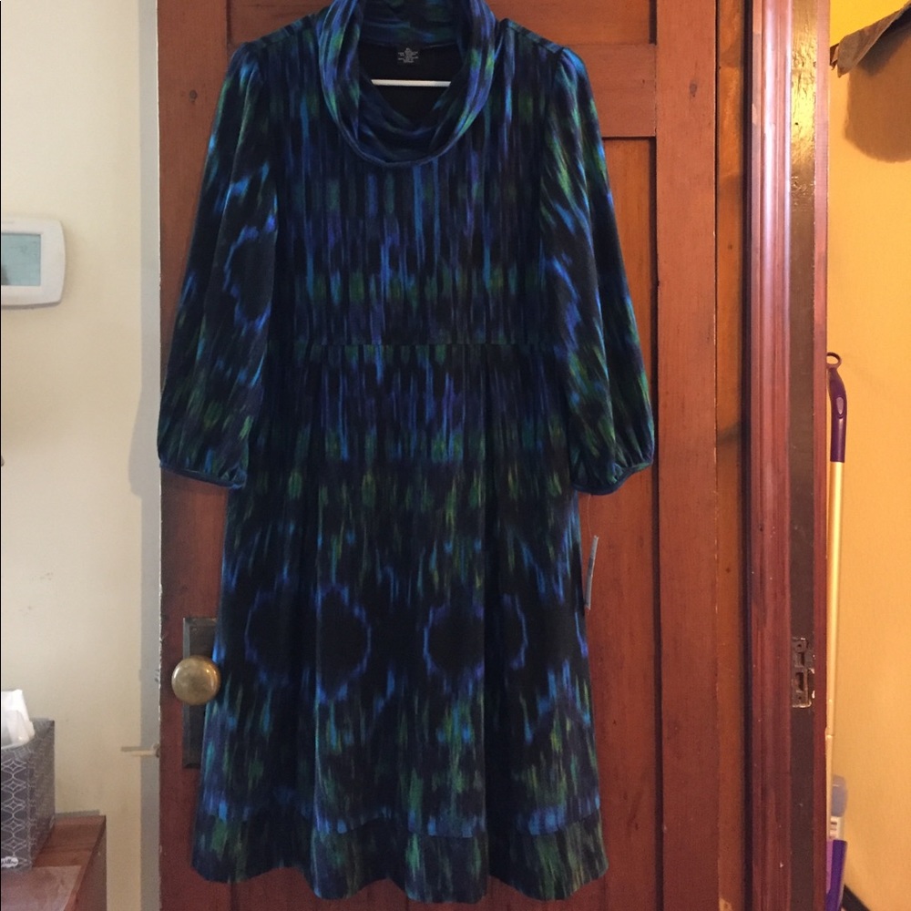 Cowl neck dress, NWT.