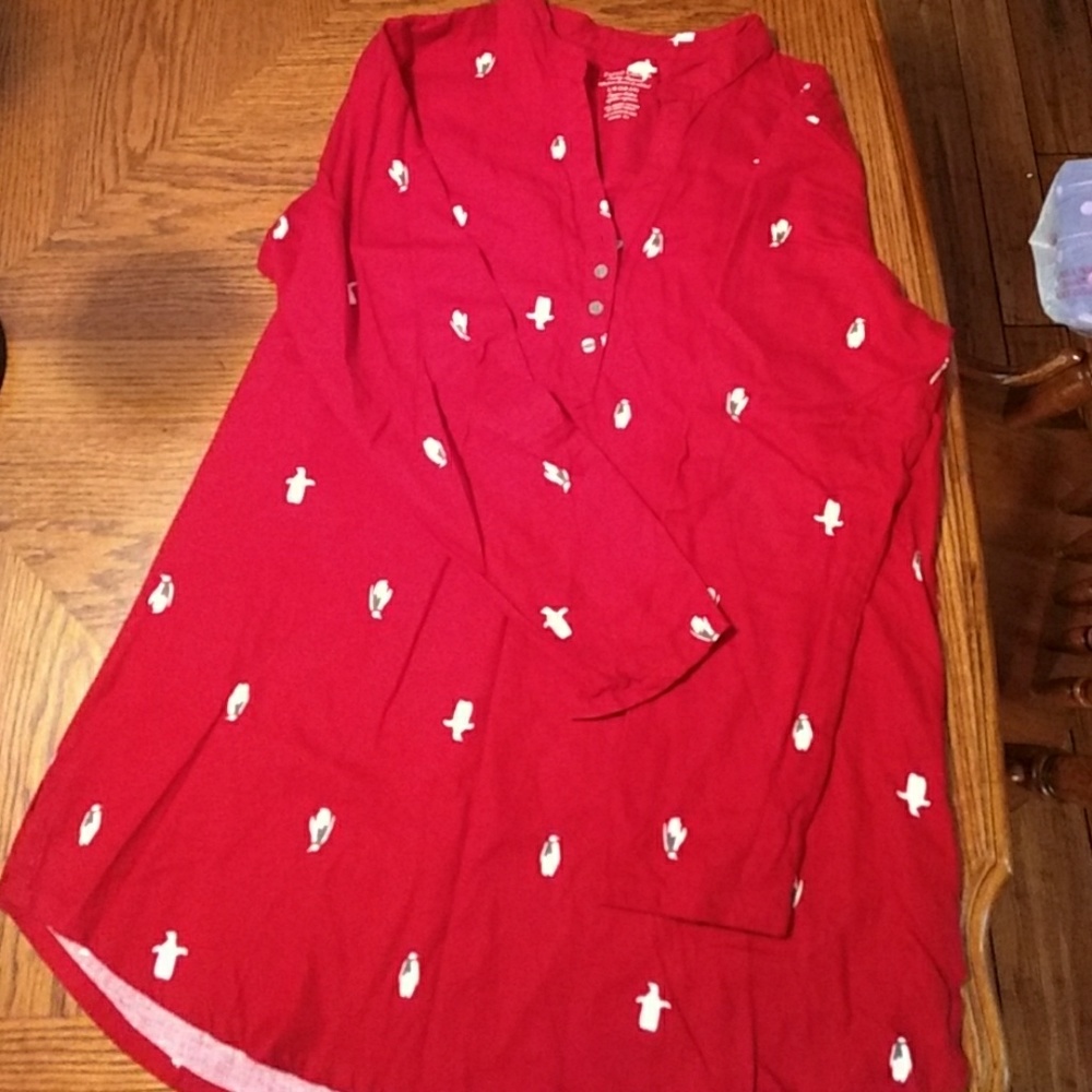 🐧 - Ladies Nightshirt -🐧 Penguins  🐧-NWOT
