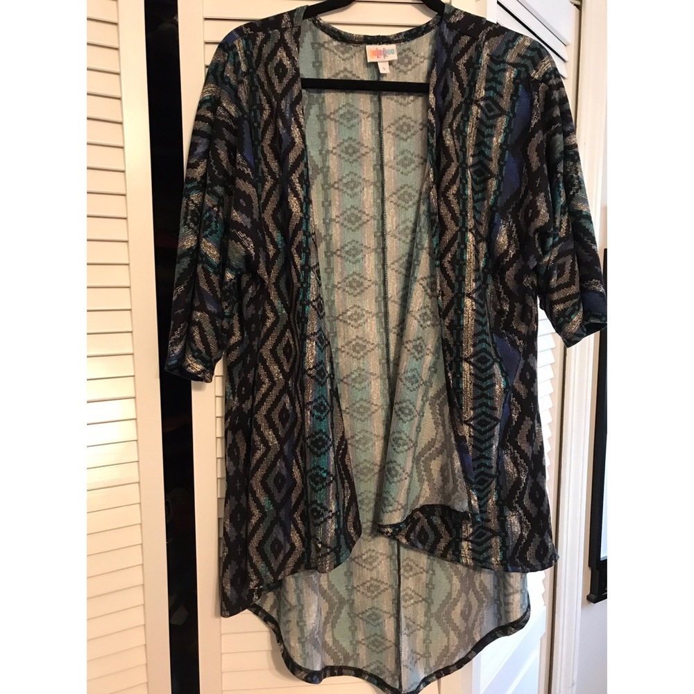 LuLaRoe Aztec Print Lindsay Kimono