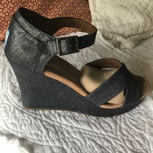 TOMS Strappy Wedge Sandal