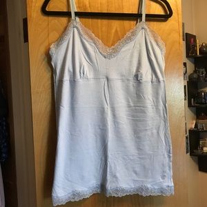AE NWOT Skinny Strap Lace Trim Camisole Tank Top