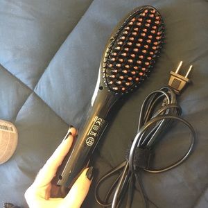 Authentic fem jolie straightening hair brush