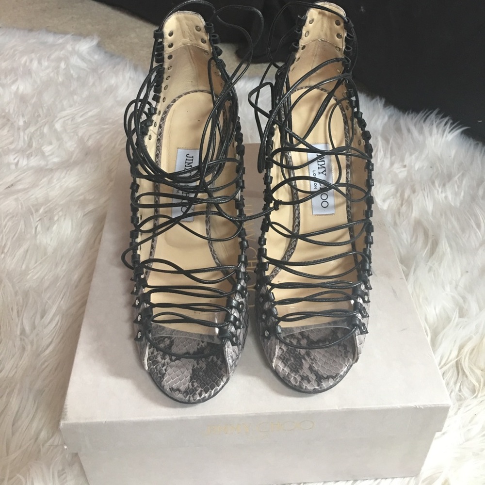 Jimmy Choo strap heels