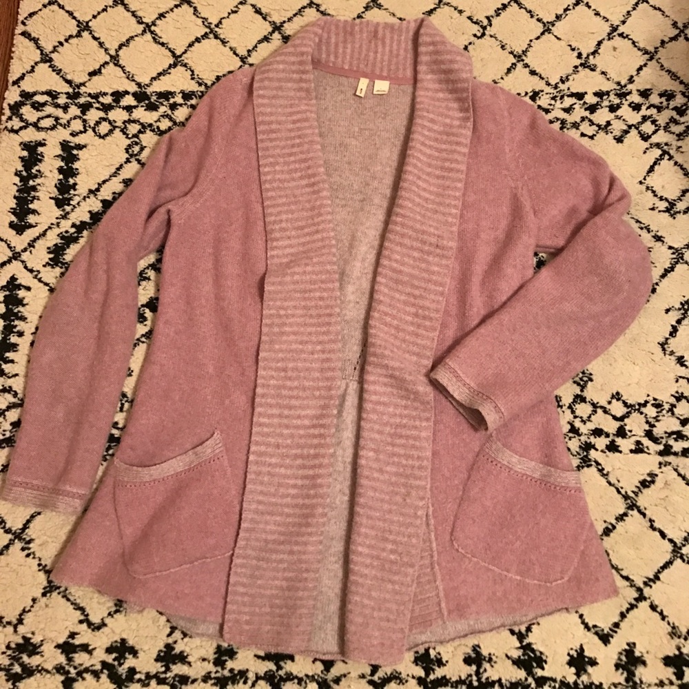 Anthropologie cashmere cardigan.