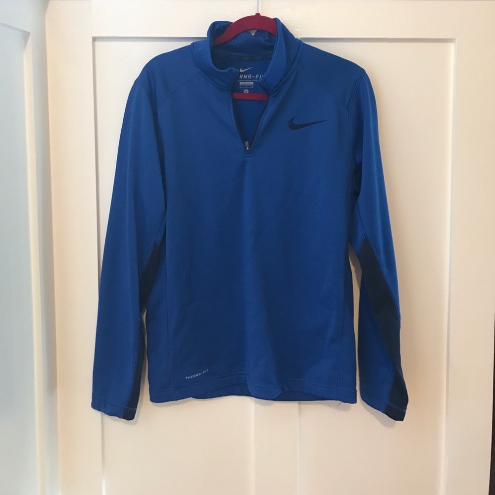 Men's Nike thermafit quarter zip.