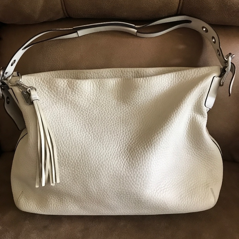 Beautiful Pebble stone Coach Bag