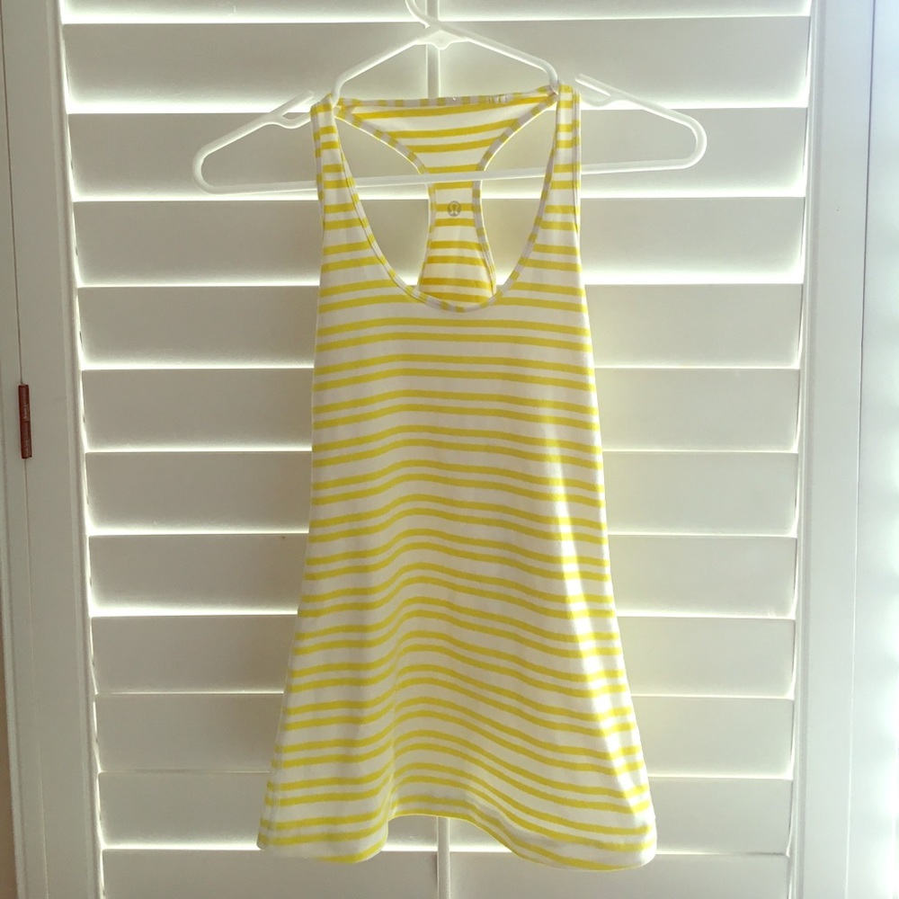 Lulu striped workout tank