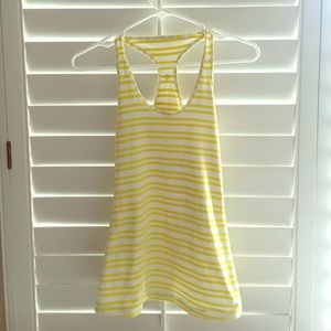 Lulu striped workout tank