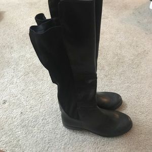 NEVER WORN BLACK KNEE HIGH BOOTS